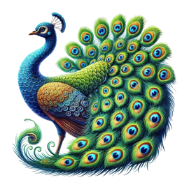 Peacock Left